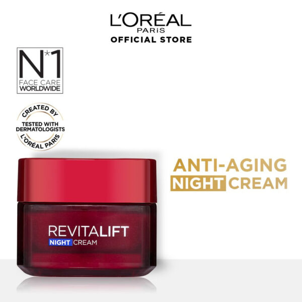 L'Oreal Paris - Revitalift Classic Anti Aging Night Cream 50ml - Image 1