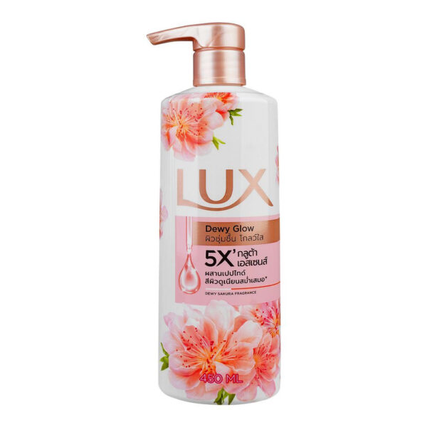 Lux Dewy Glow Dewy Sakura Fragrance Body Wash, 450ml - Image 1