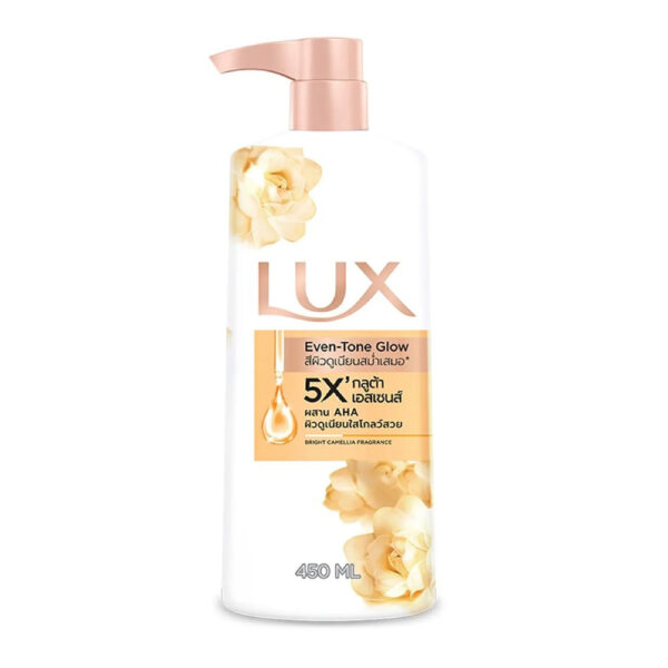 Lux Even-Tone Glow 5X Bright Camellia Fragrance 450ml - Image 1
