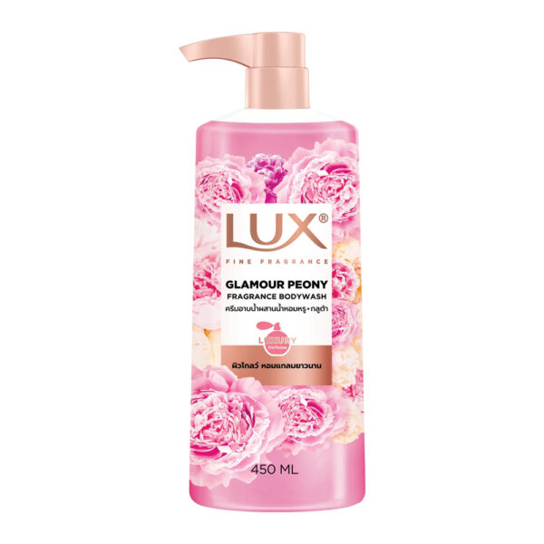 Lux Glamour Peony Fragrance Body Wash 450ml - Image 1