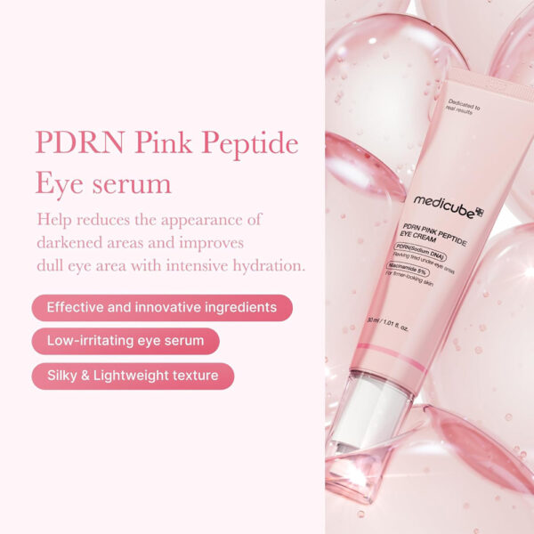 Medicube PDRN Pink Peptide Eye Cream 30ml - Image 2