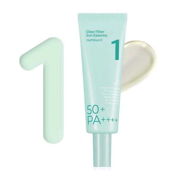 Numbuzin No.1 Clear Filter Sun Essence SPF50+ PA++++ 50ml - Image 1