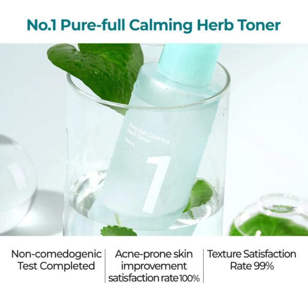Numbuzin No. 1 Pure Full Calming Herb Toner 300ml - Image 2