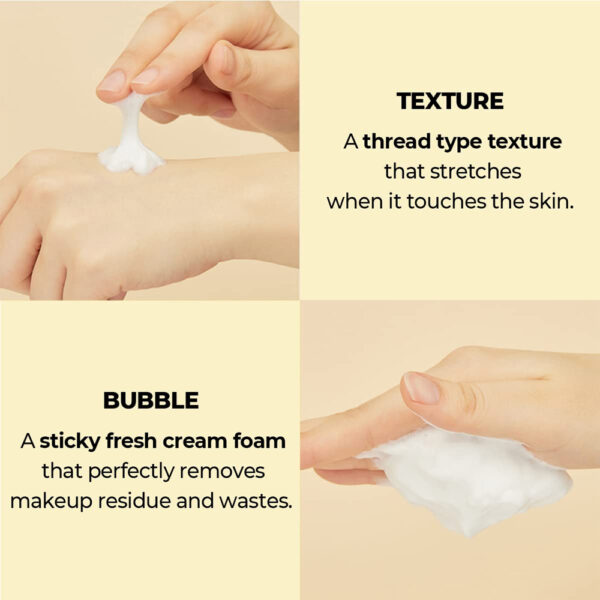Numbuzin - No. 2 Deep Clean Fresh Cream Cleanser 120ml - Image 4