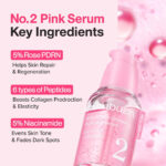 Numbuzin No.2 Rose PDRN Collagen Plumping Serum 30ml - Image 4