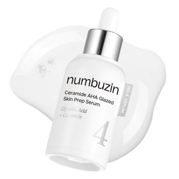 Numbuzin – No.4 Ceramide AHA Glazed Skin Prep Serum 30ml - Image 1
