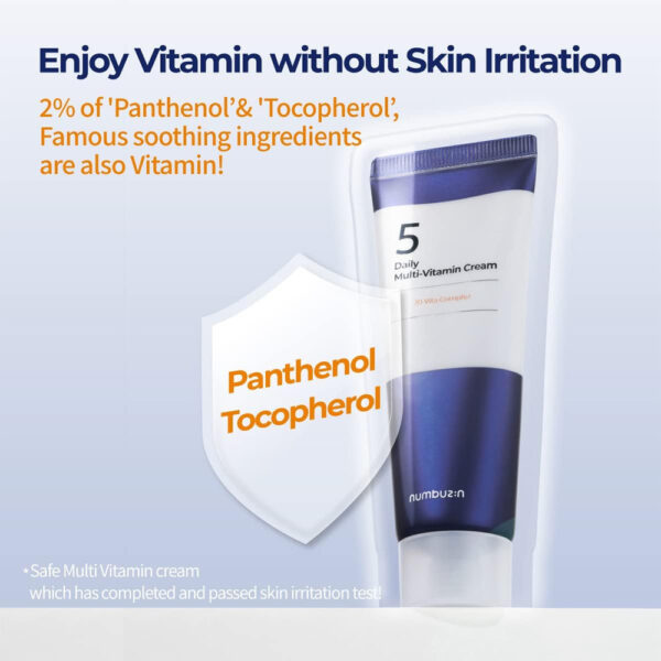 Numbuzin No.5 Daily Multi-Vitamin Cream 60ml - Image 3