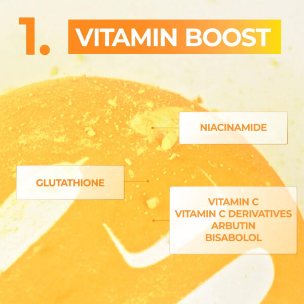 Numbuzin No.5+ Vitamin Spotlight Sheet Mask 27ml - Image 3