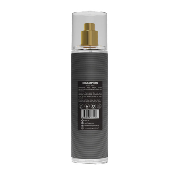 Opio Champion Body Mist, For Men, 250ml - Image 2