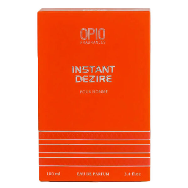 Opio Instant Dezire Pour Homme Eau De Parfum 100ml - Image 2