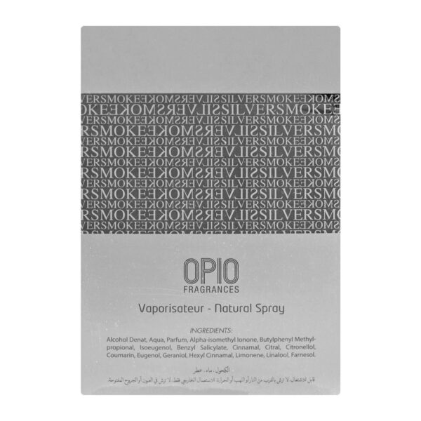 Opio Silver Smoke Pour Homme Eau de Parfum 100ml - Image 3