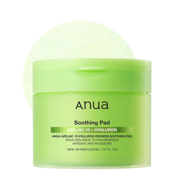 Anua Azelaic 10 Hyaluron Redness Soothing Pad 90 Pads - 230ml - Image 1