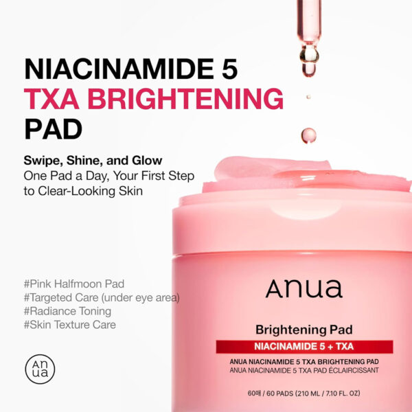 Anua Niacinamide 5 + TXA Brightening Pad 60 pads - 210ml - Image 2