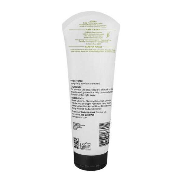 Aveeno Daily Moisturizing Body Lotion, Fragrance-Free, 227g - Image 2