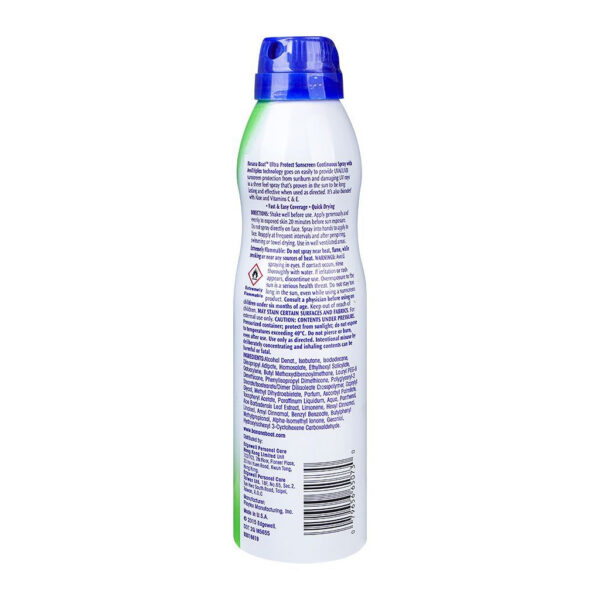 Banana Boats Ultra Protect Sunscreen Spray SPF 50 PA+++ 170g - Image 2