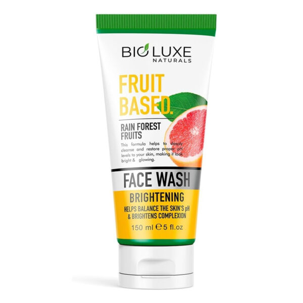Bioluxe Naturals Fruit Based Face Wash 150ml - Image 1