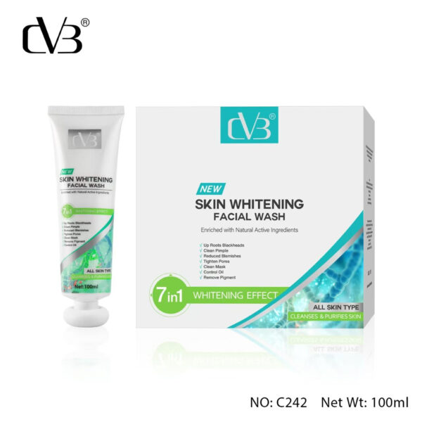 CVB 7 In 1 Skin Whitening Facial Wash 100ml - Image 1