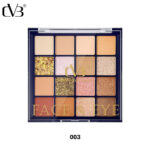 CVB Face & Eye 16 Colors Eyeshadow Palette C207 16g - Image 2