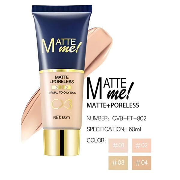 CVB Matte + Poreless, For Normal To Oily Skin, 60ml - Image 1
