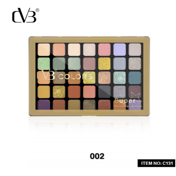 CVB Super Eyeshadow palette Colors - Image 2