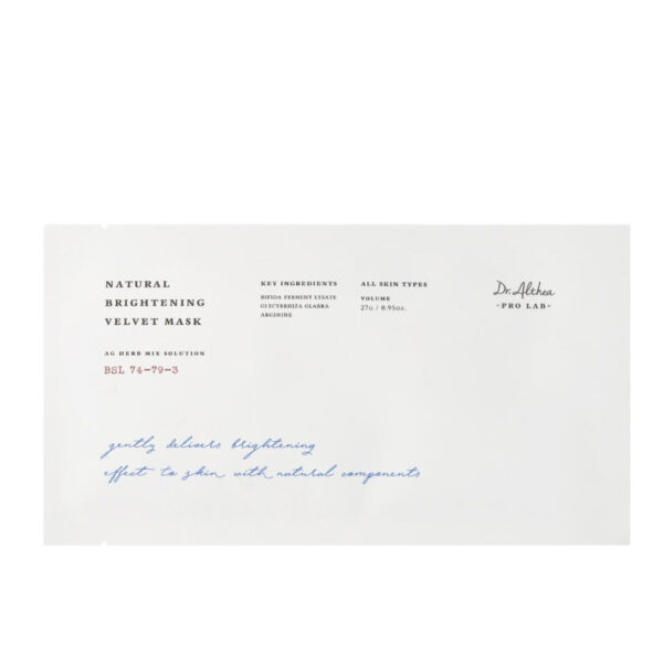 Dr.Althea Natural Brightening Velvet Mask - Image 2