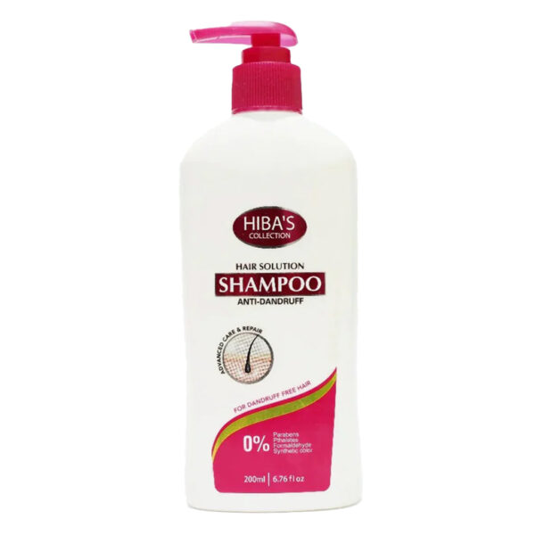 Hiba’s Collection Anti Dandruff Shampoo 200ml - Image 1