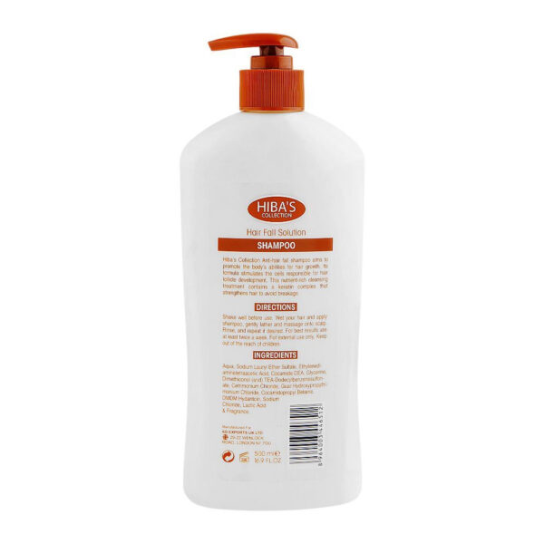 Hiba's Collection Anti-Hair Fall Shampoo - 500ml - Image 2