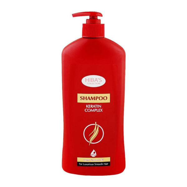 Hiba's Collection Keratin Complex Shampoo, For Smooth Hair, 500ml - Image 1
