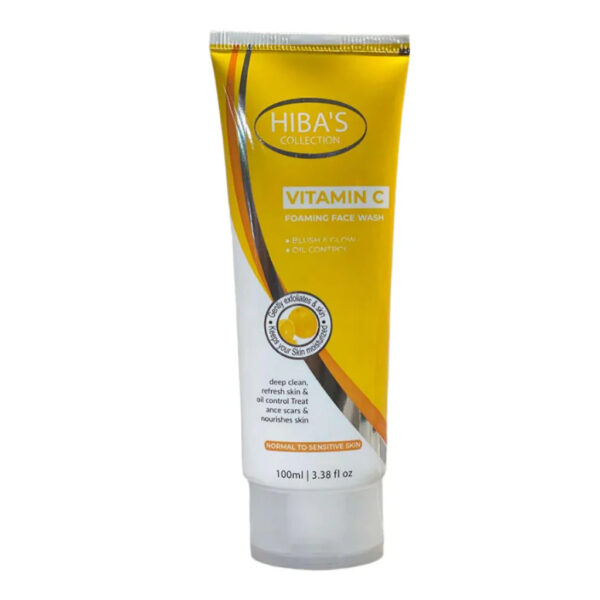 Hiba's Collection Vitamin C Foaming Face wash 100ml - Image 1
