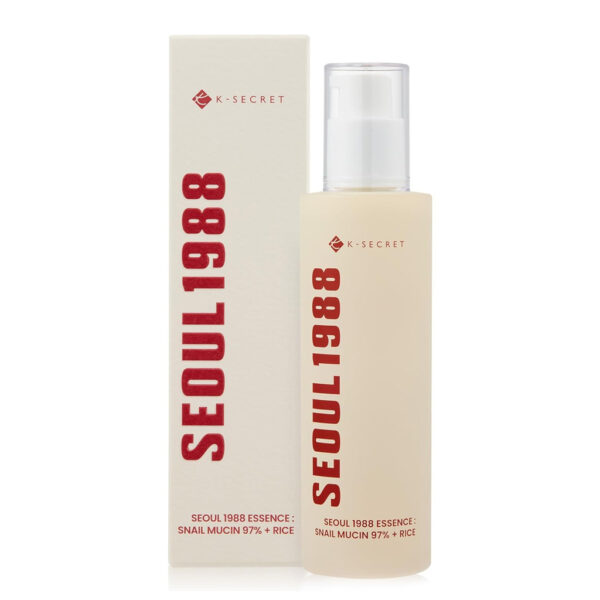 K-Secret Seoul 1988 Essence : Snail Mucin 97% + Rice 100ml - Image 1