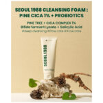 K-Secret Seoul 1988 Pine Cica 1% + Probiotics Cleansing Foam 150ml - Image 2