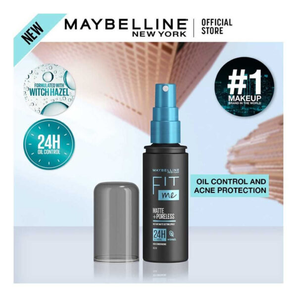 Maybelline New York Fit Me Matte + Poreless Setting Spray 60ml - Image 1