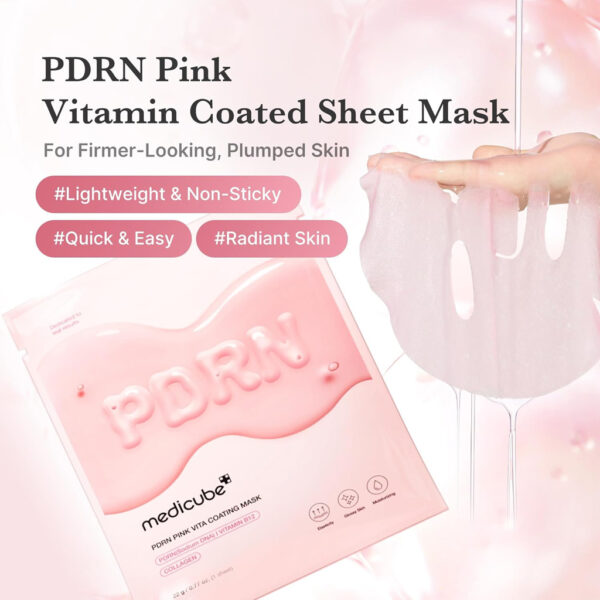 Medicube PDRN Pink Vita Coating Mask - 22g - Image 2