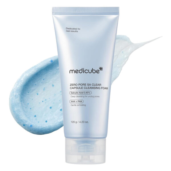 Medicube Zero Pore SA Clear Capsule Cleansing Foam 120g - Image 1