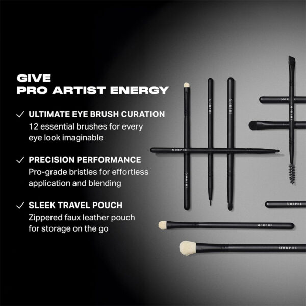 Morphe Eye Obsessed 12-Piece Eye Brush Collection - Image 4