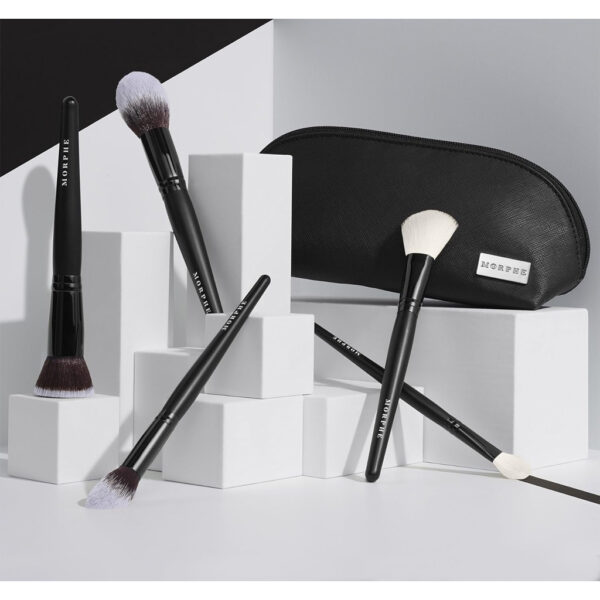 Morphe Face The Beat 5-Piece Face Brush Collection - Image 4