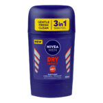 Nivea Men 48H Dry Impact Dual Protect Anti-Perspirant Deodorant Stick, 50ml