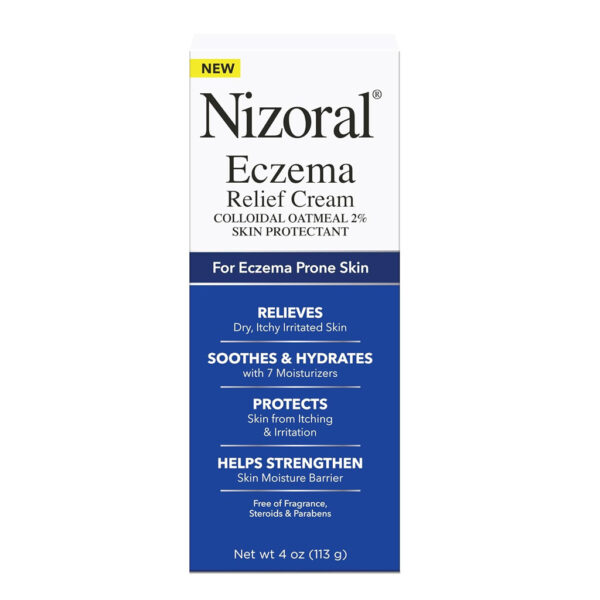 Nizoral Eczema Relief Cream, with Colloidal Oatmeal, 113g - Image 2