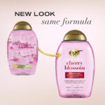 OGX Heavenly Hydration + Cherry Blossom Shampoo, Sulfate Free, 385ml - Image 2