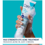 CeraVe 10% Benzoyl Peroxide Acne Foaming Cream Face & Body Wash, 150ml - Image 2