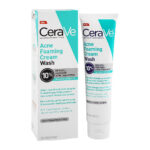 CeraVe 10% Benzoyl Peroxide Acne Foaming Cream Face & Body Wash, 150ml