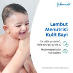 Johnson's Milk + Rice Hair & Body Baby Bath 500ml - Image 3