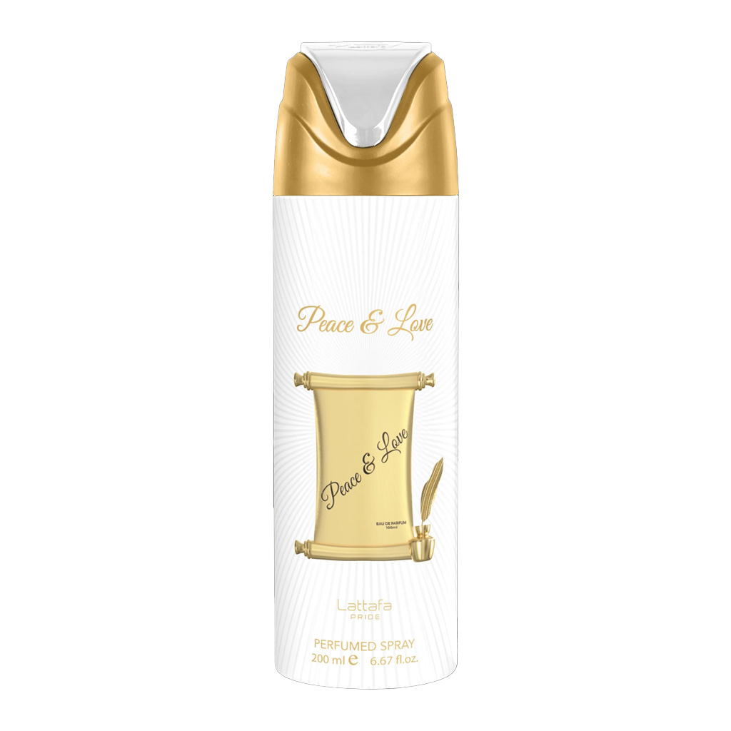 lattafa-peace-love-body-spray-200ml Lattafa Peace & Love Body Spray 200ml - Image 1