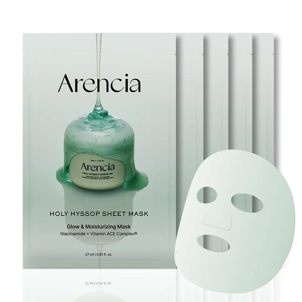 arencia-holy-hyssop-sheet-mask-27ml Arencia Holy Hyssop Sheet Mask - 27ml - Image 1