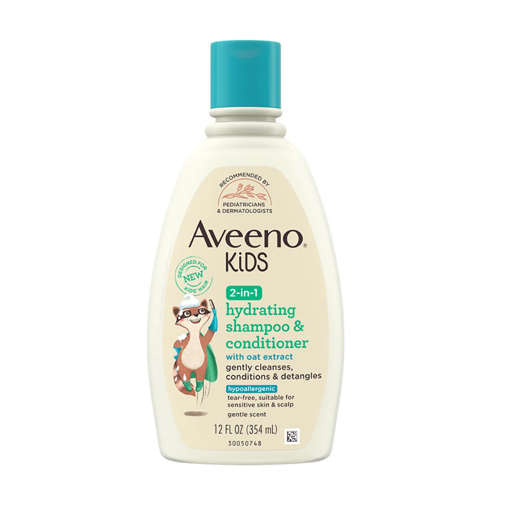 aveeno-kids-2-in-1-hydrating-shampoo-conditioner-354ml Aveeno Kids 2-in-1 Hydrating Shampoo & Conditioner 354ml - Image 1