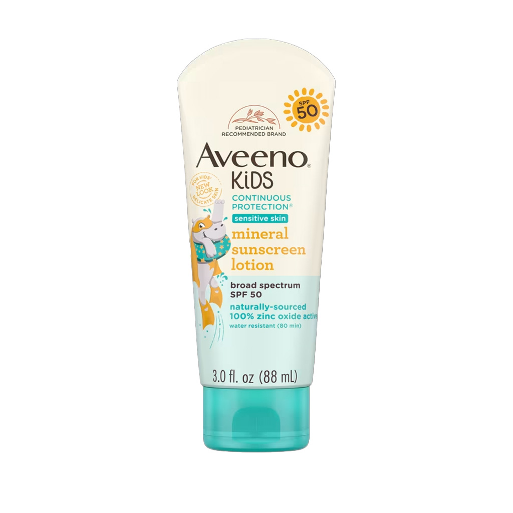 aveeno-kids-continuous-protection-mineral-sunscreen-lotion-spf-50-88ml Aveeno Kids Continuous Protection Mineral Sunscreen Lotion, SPF 50, 88ml - Image 1