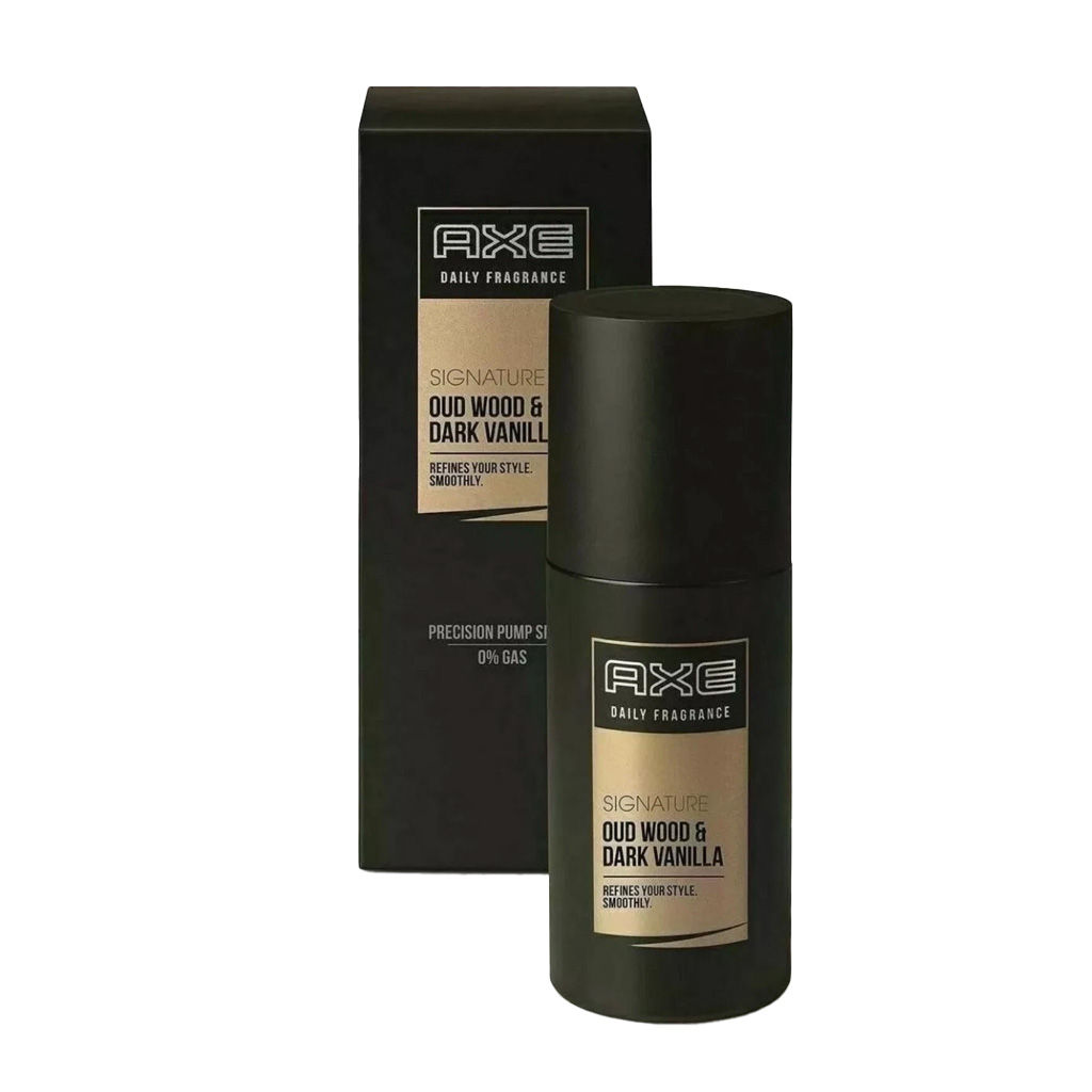 axe-oud-wood-dark-vanilla-pump-spray-100ml Axe Oud Wood & Dark Vanilla Pump Spray, 100ml - Image 1