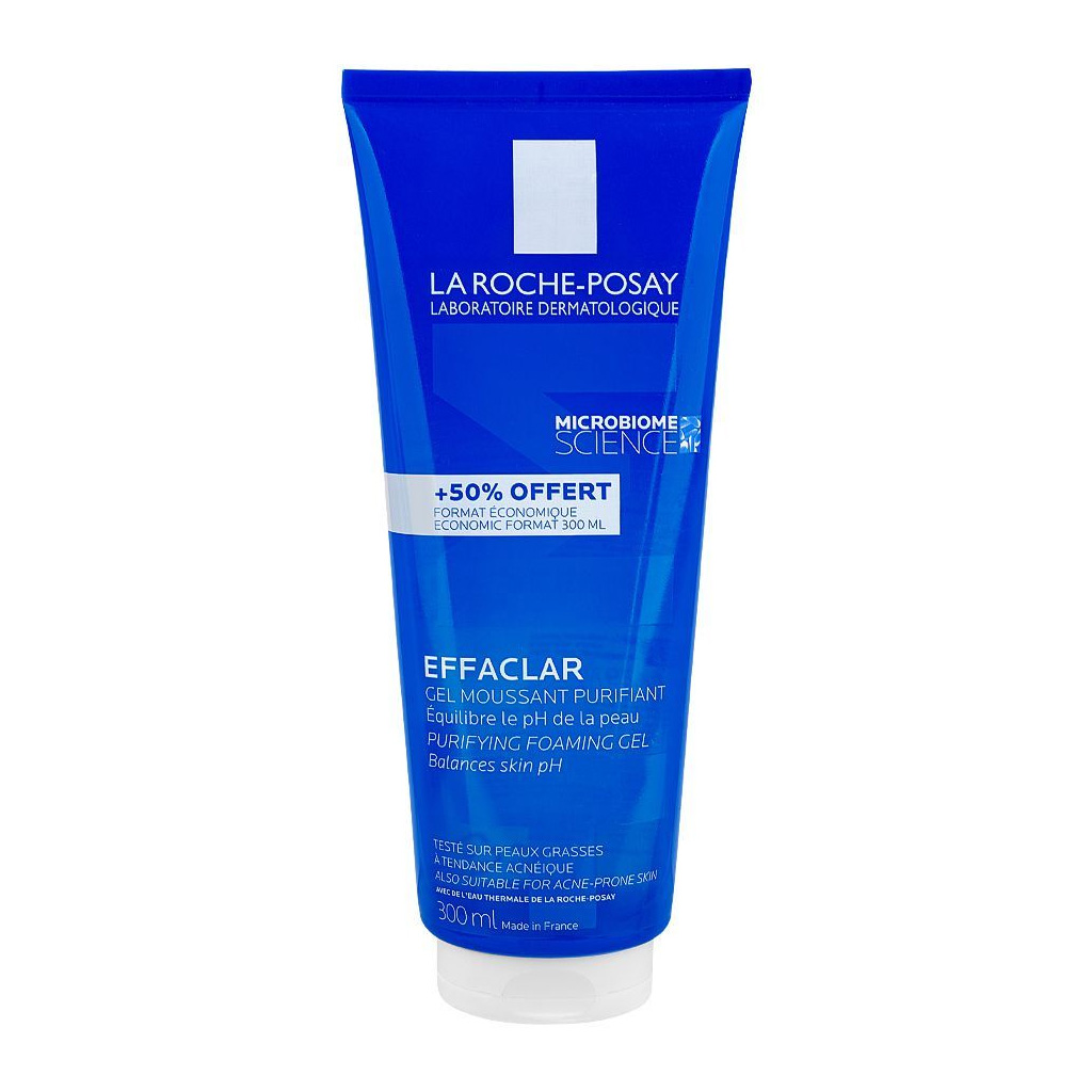 la-roche-posay-effaclar-purifying-foaming-gel-cleanser-300ml La Roche-Posay Effaclar Purifying Foaming Gel Cleanser, 300ml - Image 1