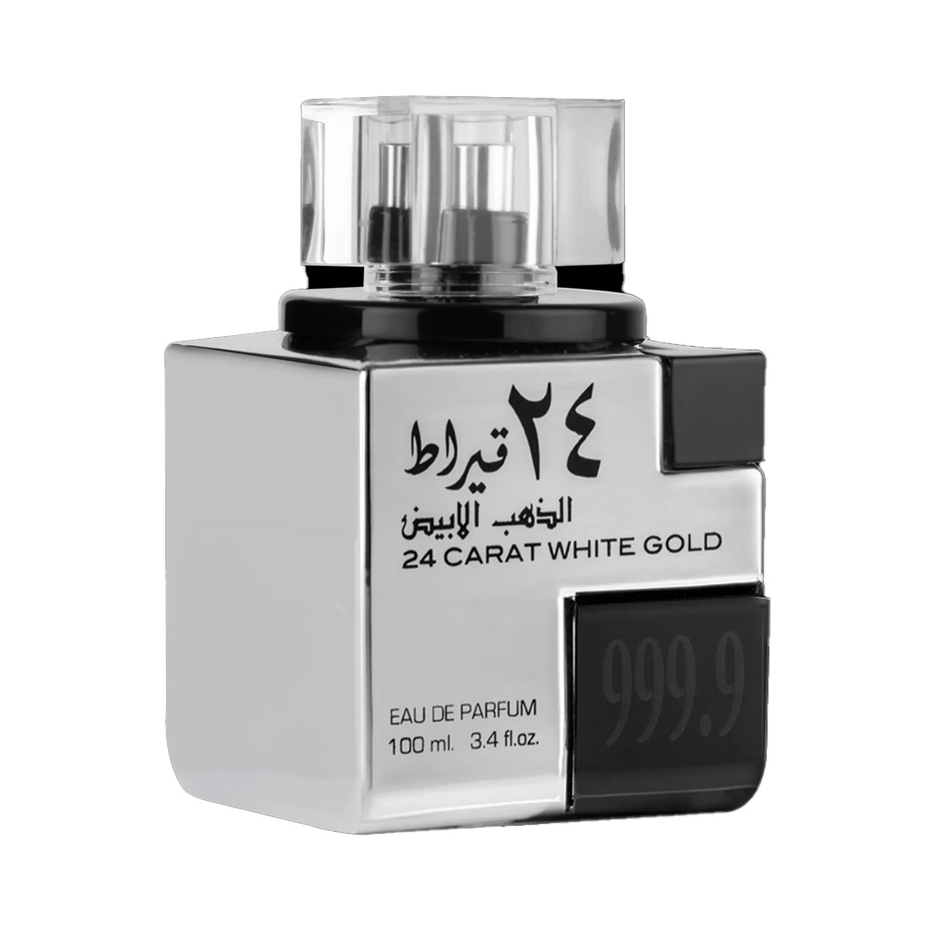 lattafa-24-carat-white-gold-eau-de-parfum-100ml Lattafa 24 Carat White Gold Eau De Parfum 100ml - Image 1