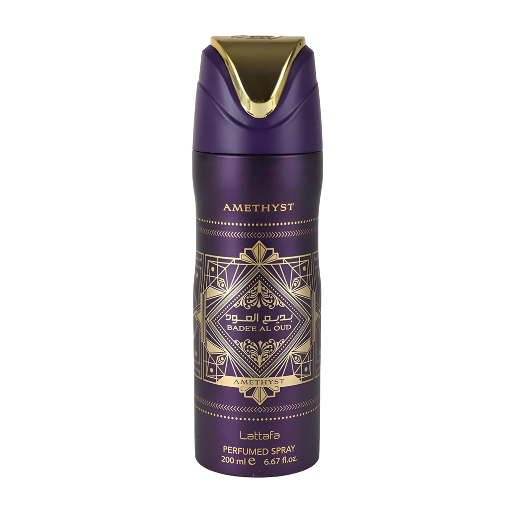 lattafa-badee-al-oud-amethyst-deodorant-body-spray-200ml Lattafa Bade'e Al Oud Amethyst Deodorant Body Spray 200ml - Image 1
